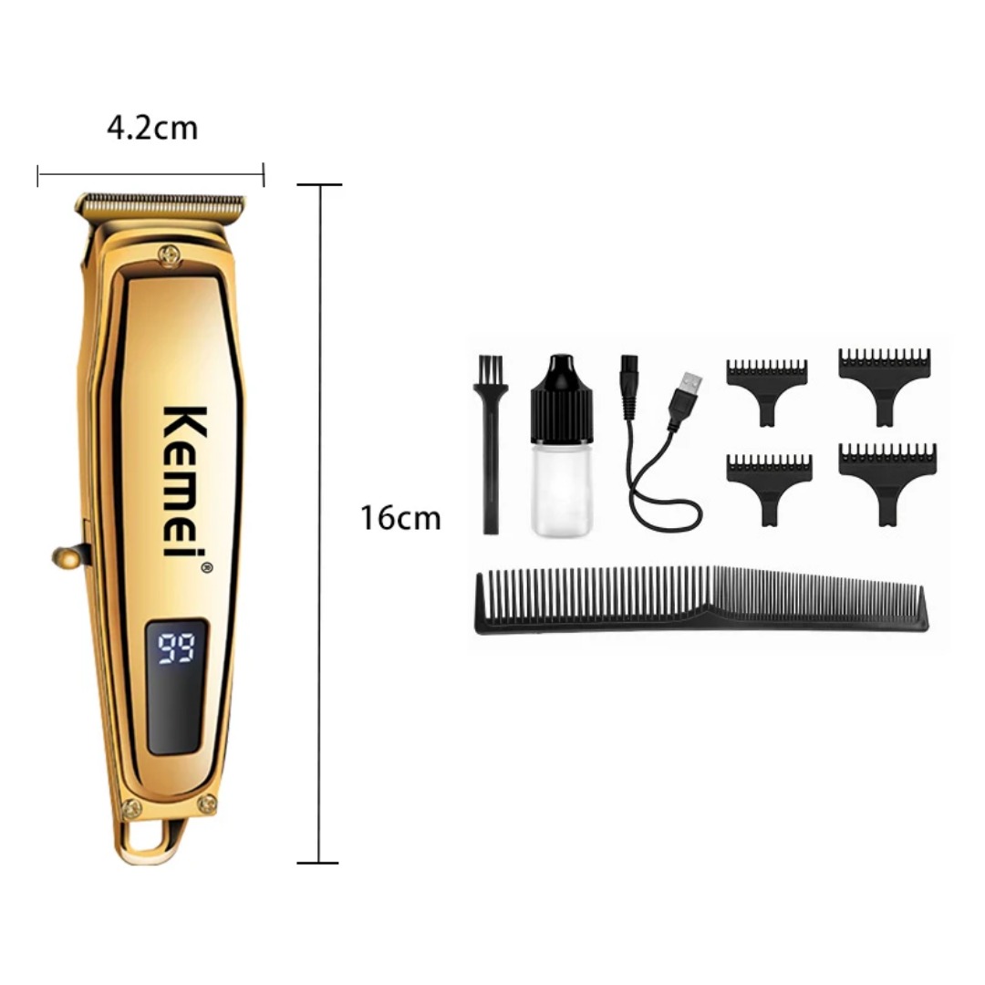 Tondeuse Kemei 1313 – Écran Digital & Finition