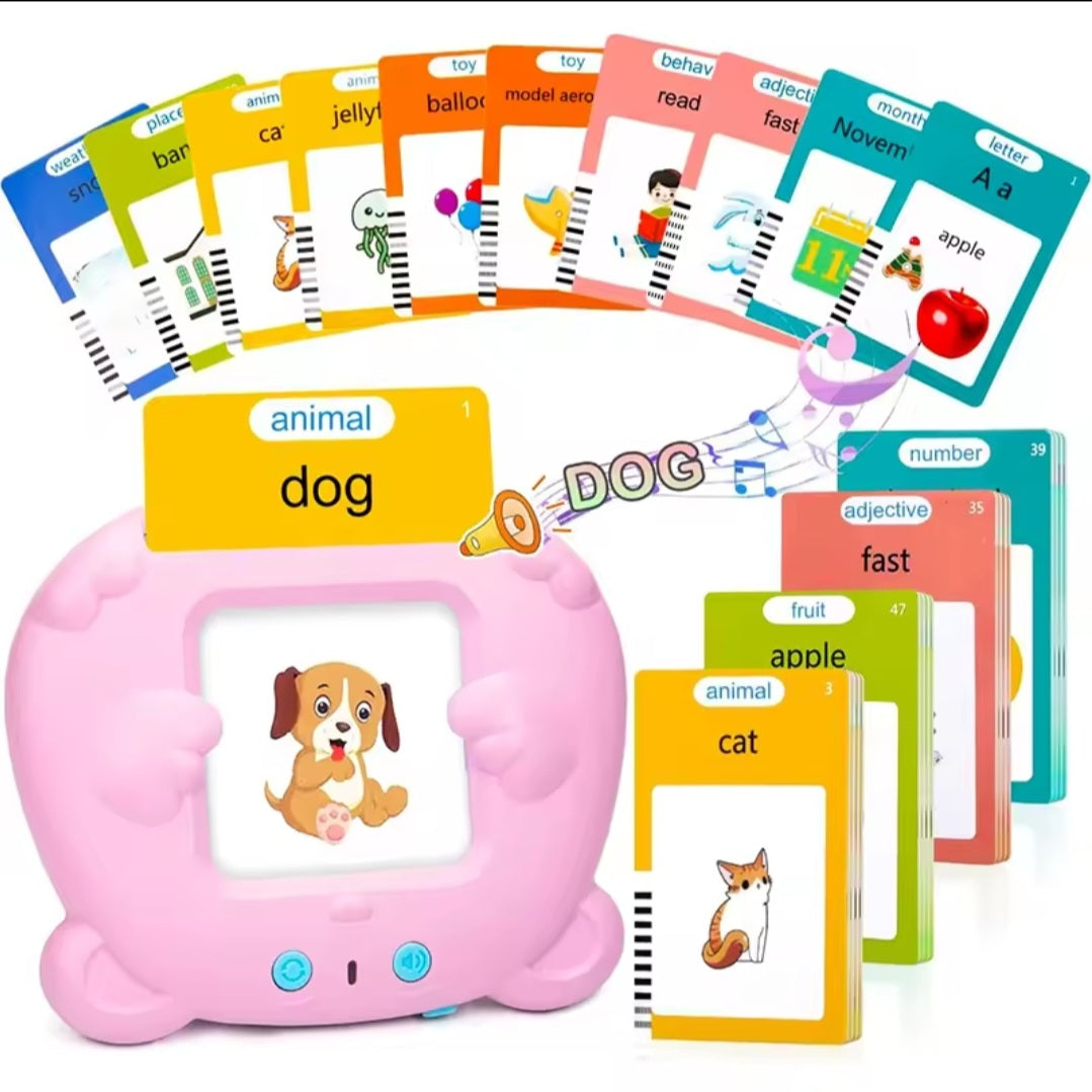 Cartes flash parlantes pour enfants et tout-petits avec 224 mots fréquents,(anglais ,arabe)