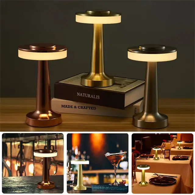 Lampe de table sans fil rechargeable