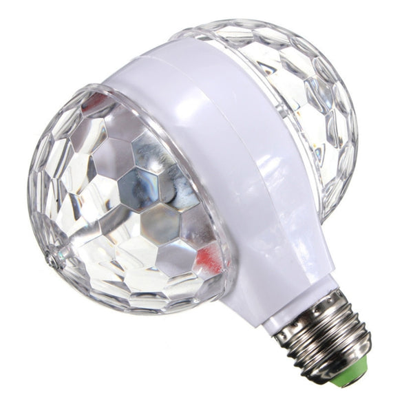 Lampe Disco magique à double tête E27 lumière de scène rotative 3W