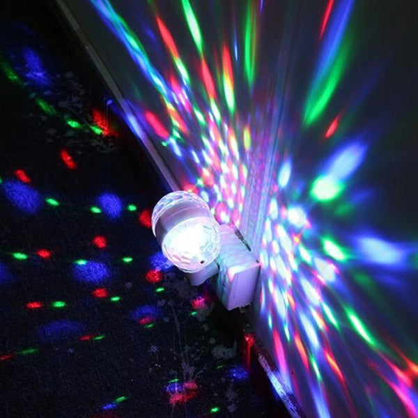 Lampe Disco magique à double tête E27 lumière de scène rotative 3W